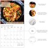 Graphique 2026 Coffee Wall Calendar | 12” x 12” | Thick Paper | Home & Office Organizer | Large Monthly Grid | 3 Languages & Marked Holidays | 4 Month Preview Page for 2027(Foodie Adventures)