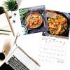 Graphique 2026 Coffee Wall Calendar | 12” x 12” | Thick Paper | Home & Office Organizer | Large Monthly Grid | 3 Languages & Marked Holidays | 4 Month Preview Page for 2027(Foodie Adventures)