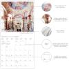 Graphique 2026 Coffee Wall Calendar | 12” x 12” | Thick Paper | Home & Office Organizer | Large Monthly Grid | 3 Languages & Marked Holidays | 4 Month Preview Page for 2027(Libraries)