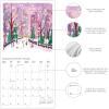 Graphique 2026 Coffee Wall Calendar | 12” x 12” | Thick Paper | Home & Office Organizer | Large Monthly Grid | 3 Languages & Marked Holidays | 4 Month Preview Page for 2027(Joyful Landscapes)