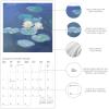 Graphique 2026 Coffee Wall Calendar | 12” x 12” | Thick Paper | Home & Office Organizer | Large Monthly Grid | 3 Languages & Marked Holidays | 4 Month Preview Page for 2027(Monet)