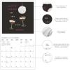 Graphique 2026 Coffee Wall Calendar | 12” x 12” | Thick Paper | Home & Office Organizer | Large Monthly Grid | 3 Languages & Marked Holidays | 4 Month Preview Page for 2027(Simple Joys)