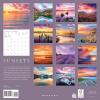 Graphique 2026 Coffee Wall Calendar | 12” x 12” | Thick Paper | Home & Office Organizer | Large Monthly Grid | 3 Languages & Marked Holidays | 4 Month Preview Page for 2027(Sunsets)