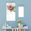 Graphique 2026 Coffee Wall Calendar | 12” x 12” | Thick Paper | Home & Office Organizer | Large Monthly Grid | 3 Languages & Marked Holidays | 4 Month Preview Page for 2027(Garden Bouquets)