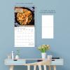 Graphique 2026 Coffee Wall Calendar | 12” x 12” | Thick Paper | Home & Office Organizer | Large Monthly Grid | 3 Languages & Marked Holidays | 4 Month Preview Page for 2027(Foodie Adventures)