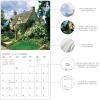 Graphique 2026 Coffee Wall Calendar | 12” x 12” | Thick Paper | Home & Office Organizer | Large Monthly Grid | 3 Languages & Marked Holidays | 4 Month Preview Page for 2027(Cottages)