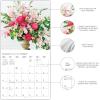 Graphique 2026 Coffee Wall Calendar | 12” x 12” | Thick Paper | Home & Office Organizer | Large Monthly Grid | 3 Languages & Marked Holidays | 4 Month Preview Page for 2027(Garden Bouquets)