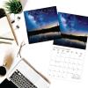 Graphique 2026 Coffee Wall Calendar | 12” x 12” | Thick Paper | Home & Office Organizer | Large Monthly Grid | 3 Languages & Marked Holidays | 4 Month Preview Page for 2027(Stargazing)