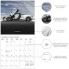 Graphique 2026 Coffee Wall Calendar | 12” x 12” | Thick Paper | Home & Office Organizer | Large Monthly Grid | 3 Languages & Marked Holidays | 4 Month Preview Page for 2027(Car Legends)