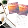 Graphique 2026 Coffee Wall Calendar | 12” x 12” | Thick Paper | Home & Office Organizer | Large Monthly Grid | 3 Languages & Marked Holidays | 4 Month Preview Page for 2027(Sunsets)