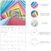Graphique 2026 Coffee Wall Calendar | 12” x 12” | Thick Paper | Home & Office Organizer | Large Monthly Grid | 3 Languages & Marked Holidays | 4 Month Preview Page for 2027(A Colorful World)