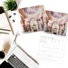 Graphique 2026 Coffee Wall Calendar | 12” x 12” | Thick Paper | Home & Office Organizer | Large Monthly Grid | 3 Languages & Marked Holidays | 4 Month Preview Page for 2027(Libraries)