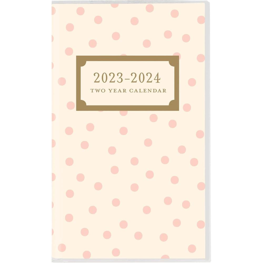 imageGraphique 2 Year Pocket Planner  29 Month Organizer Aug 2025  Dec 2027  Monthly Calendar ampamp Notes Spreads  Marked Holidays  Elegant Pattern  375 x 6quotClassic Charm