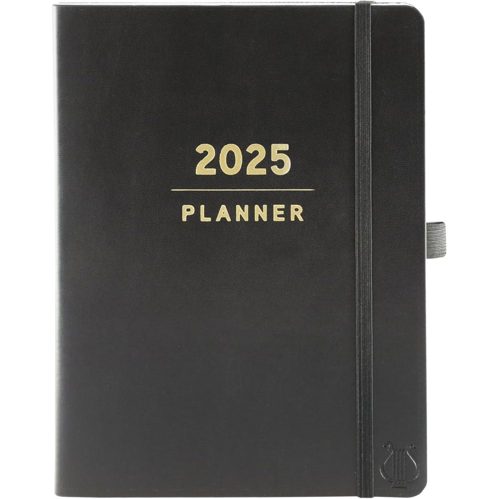 imageGraphique 2026 Apollo Business Planner  18 Month Organizer July 2025  Dec 2026  Weekly ampamp Monthly Spreads  ToDo List ampamp Note Pages  Pen Loop  Vegan Leather  Red  6 x 8Classic Black