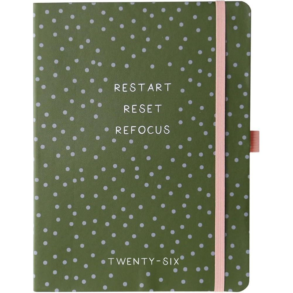 imageGraphique 2026 Apollo Business Planner  18 Month Organizer July 2025  Dec 2026  Weekly ampamp Monthly Spreads  ToDo List ampamp Note Pages  Pen Loop  Vegan Leather  Red  6 x 8Restart  Reset  Refocus