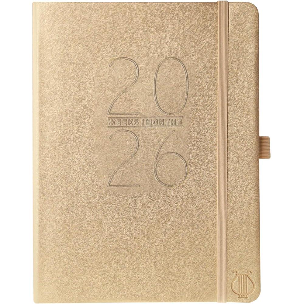 imageGraphique 2026 Apollo Business Planner  18 Month Organizer July 2025  Dec 2026  Weekly ampamp Monthly Spreads  ToDo List ampamp Note Pages  Pen Loop  Vegan Leather  Red  6 x 8Gold