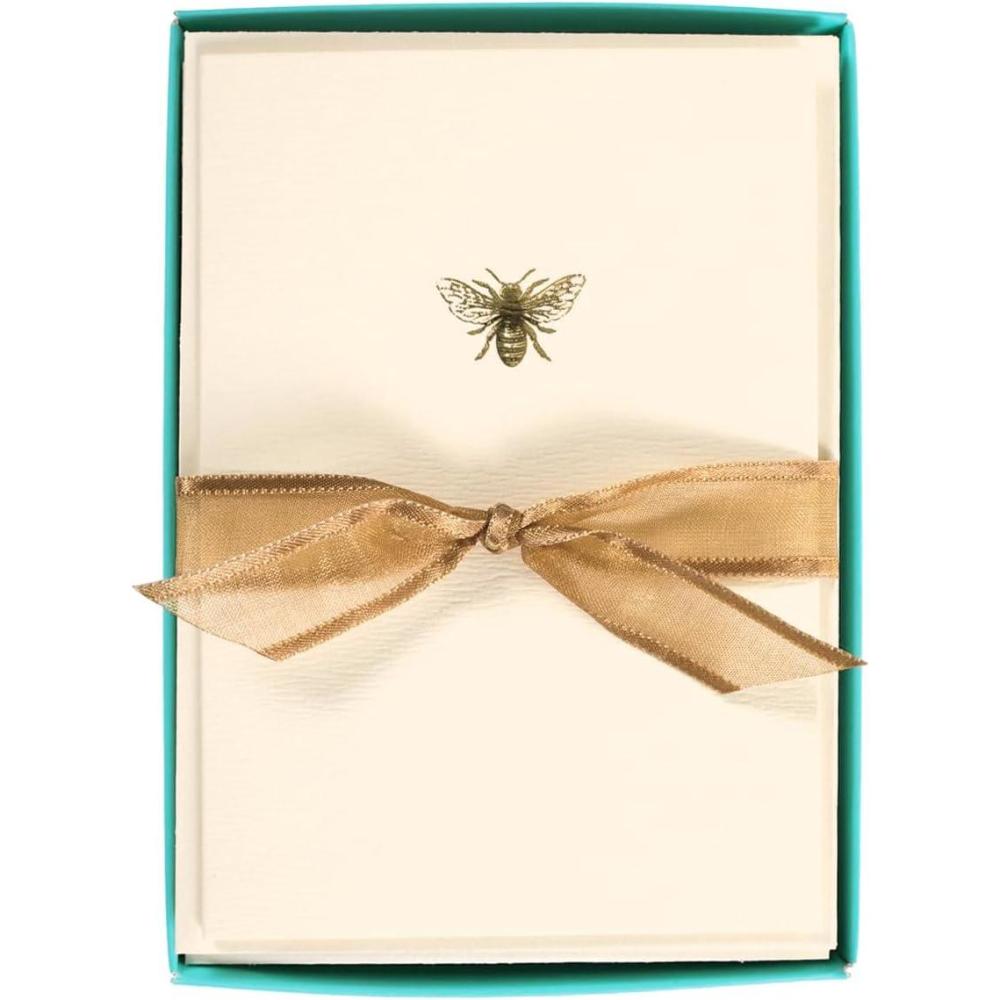 imageGraphique Seahorse La Petite Presse Boxed Notecards  10 Embossed and Embellished Gold Foil Seahorse Blank Cards with Matching Envelopes 325quotquot x 475quotquotquot L1329CBBumble Bee