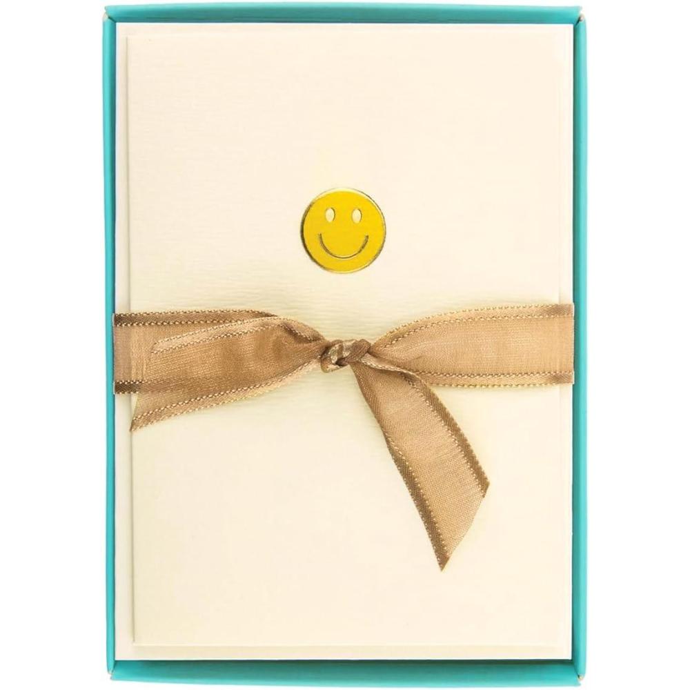 imageGraphique Seahorse La Petite Presse Boxed Notecards  10 Embossed and Embellished Gold Foil Seahorse Blank Cards with Matching Envelopes 325quotquot x 475quotquotquot L1329CBSmiley Face