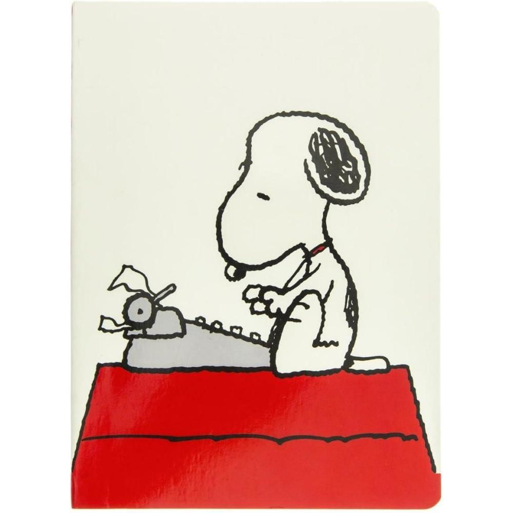 imageGraphique Soft Cover Journal Peanuts Typewriter Design  200 Ruled Pages Cute Snoopy Design on Cover 6quot x 825quot x 5quot  Durable Notebook for Notes Lists Recipes and MorePeanuts Typewriter
