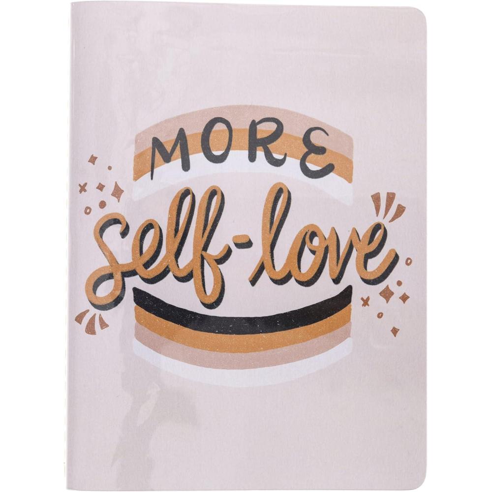 imageGraphique Weekly Vinyl Journal  Self Love Design  6quot x 8quot 120 Lined Pages  Features Year in Review PageSelf Love
