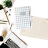 18 Month Planner/Calendar by Graphique, July 2025 – Dec. 2026 Gingham Monthly Planner, Holidays, Notes Pages, 8” x 10”(Gingham)