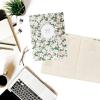 18 Month Planner/Calendar by Graphique, July 2025 – Dec. 2026 Gingham Monthly Planner, Holidays, Notes Pages, 8” x 10”(Green Floral)