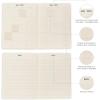 18 Month Planner/Calendar by Graphique, July 2025 – Dec. 2026 Gingham Monthly Planner, Holidays, Notes Pages, 8” x 10”(Green Stripes)