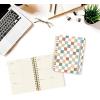 18 Month Planner/Calendar by Graphique, July 2025 – Dec. 2026 La Dolce Vita Hardbound Spiral Planner, Monthly Tabs, Holidays, Reminder Stickers, 6” x 8”(Check)