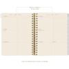 18 Month Planner/Calendar by Graphique, July 2025 – Dec. 2026 La Dolce Vita Hardbound Spiral Planner, Monthly Tabs, Holidays, Reminder Stickers, 6” x 8”(Checkered Peanuts)