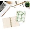 18 Month Planner/Calendar by Graphique, July 2025 – Dec. 2026 La Dolce Vita Hardbound Spiral Planner, Monthly Tabs, Holidays, Reminder Stickers, 6” x 8”(Green Hydrangea)