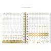 18 Month Planner/Calendar by Graphique, July 2025 – Dec. 2026 La Dolce Vita Hardbound Spiral Planner, Monthly Tabs, Holidays, Reminder Stickers, 6” x 8”(Peanuts Plan)