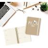 18 Month Planner/Calendar by Graphique, July 2025 – Dec. 2026 La Dolce Vita Hardbound Spiral Planner, Monthly Tabs, Holidays, Reminder Stickers, 6” x 8”(Peanuts Plan)