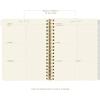 18 Month Planner/Calendar by Graphique, July 2025 – Dec. 2026 La Dolce Vita Hardbound Spiral Planner, Monthly Tabs, Holidays, Reminder Stickers, 6” x 8”(Rodeo)