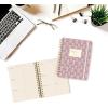 18 Month Planner/Calendar by Graphique, July 2025 – Dec. 2026 La Dolce Vita Hardbound Spiral Planner, Monthly Tabs, Holidays, Reminder Stickers, 6” x 8”(Romanticize)