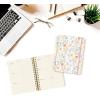 18 Month Planner/Calendar by Graphique, July 2025 – Dec. 2026 La Dolce Vita Hardbound Spiral Planner, Monthly Tabs, Holidays, Reminder Stickers, 6” x 8”(Watercolor Floral)