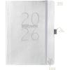 Graphique 2026 Apollo Business Planner | 18 Month Organizer, July 2025 – Dec. 2026 | Weekly & Monthly Spreads | To-Do List & Note Pages | Pen Loop | Vegan Leather | Red | 6” x 8”(Silver)