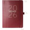 Graphique 2026 Apollo Business Planner | 18 Month Organizer, July 2025 – Dec. 2026 | Weekly & Monthly Spreads | To-Do List & Note Pages | Pen Loop | Vegan Leather | Red | 6” x 8”(Red)
