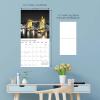Graphique 2026 Around The World Wall Calendar | 12” x 12” | Thick Paper | Home & Office Organizer | Large Monthly Grid | 3 Languages & Marked Holidays | 4 Month Preview Page for 2027(London Glitz)