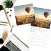 Graphique 2026 Around The World Wall Calendar | 12” x 12” | Thick Paper | Home & Office Organizer | Large Monthly Grid | 3 Languages & Marked Holidays | 4 Month Preview Page for 2027(Passport to the World)