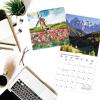 Graphique 2026 Around The World Wall Calendar | 12” x 12” | Thick Paper | Home & Office Organizer | Large Monthly Grid | 3 Languages & Marked Holidays | 4 Month Preview Page for 2027(Passports to the World)