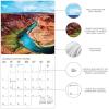 Graphique 2026 Around The World Wall Calendar | 12” x 12” | Thick Paper | Home & Office Organizer | Large Monthly Grid | 3 Languages & Marked Holidays | 4 Month Preview Page for 2027(Wonders of the World)