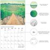 Graphique 2026 Around The World Wall Calendar | 12” x 12” | Thick Paper | Home & Office Organizer | Large Monthly Grid | 3 Languages & Marked Holidays | 4 Month Preview Page for 2027(Tuscany)