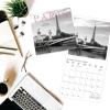 Graphique 2026 Around The World Wall Calendar | 12” x 12” | Thick Paper | Home & Office Organizer | Large Monthly Grid | 3 Languages & Marked Holidays | 4 Month Preview Page for 2027(Paris)