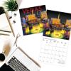 Graphique 2026 Around The World Wall Calendar | 12” x 12” | Thick Paper | Home & Office Organizer | Large Monthly Grid | 3 Languages & Marked Holidays | 4 Month Preview Page for 2027(Vegas Glitz)