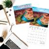 Graphique 2026 Around The World Wall Calendar | 12” x 12” | Thick Paper | Home & Office Organizer | Large Monthly Grid | 3 Languages & Marked Holidays | 4 Month Preview Page for 2027(Wonders of the World)