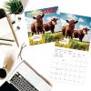 Graphique 2026 Classic Cats Wall Calendar | 12” x 12” | Thick Paper | Home & Office Organizer | Large Monthly Grid | 3 Languages & Marked Holidays | 4 Month Preview Page for 2027(On the Farm)