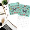 Graphique 2026 Classic Cats Wall Calendar | 12” x 12” | Thick Paper | Home & Office Organizer | Large Monthly Grid | 3 Languages & Marked Holidays | 4 Month Preview Page for 2027(Butterflies)