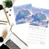 Graphique 2026 Classic Cats Wall Calendar | 12” x 12” | Thick Paper | Home & Office Organizer | Large Monthly Grid | 3 Languages & Marked Holidays | 4 Month Preview Page for 2027(Seascapes)