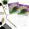 Graphique 2026 Girl Boss Mini Wall Calendar | 7” x 7” | Thick Paper | Home & Office Organizer | Large Monthly Grid | 3 Languages & Marked Holidays | 4 Month Preview Page for 2027(In the Garden)