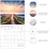 Graphique 2026 Girl Boss Mini Wall Calendar | 7” x 7” | Thick Paper | Home & Office Organizer | Large Monthly Grid | 3 Languages & Marked Holidays | 4 Month Preview Page for 2027(Serenity)